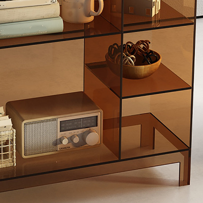 Libreria standard acrilica scandinava, libreria chiusa, 23,6 "L x 9,84" W x 47.2 "H