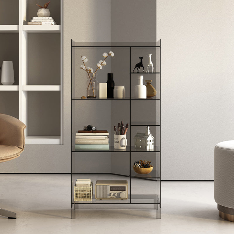 Libreria standard acrilica scandinava, libreria chiusa, 23,6 "L x 9,84" W x 47.2 "H