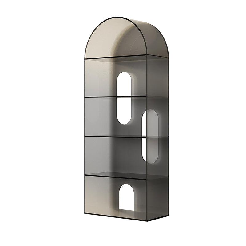 Open Back Bookshelf Acryl -Skandinavian Style -Bücherregal für Home Office Study Room