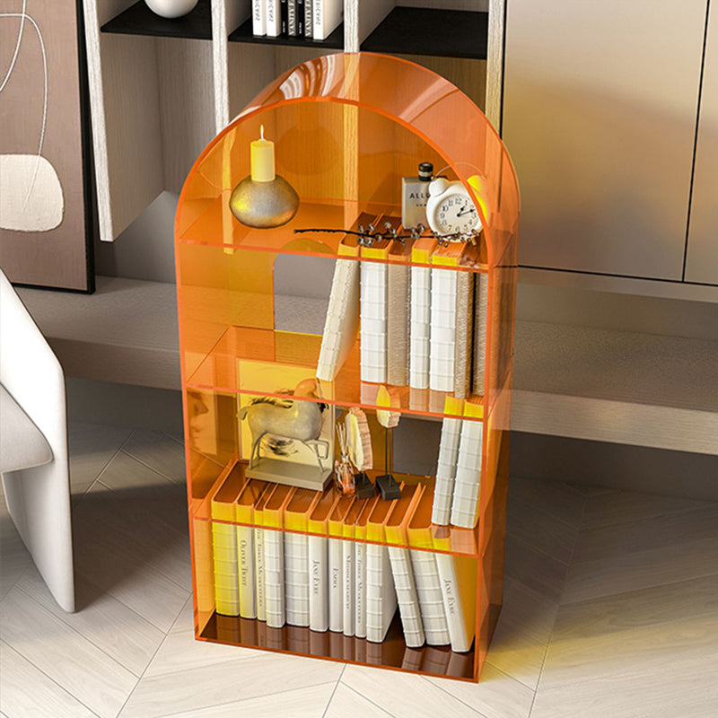 Open Back Bookshelf Acryl -Skandinavian Style -Bücherregal für Home Office Study Room
