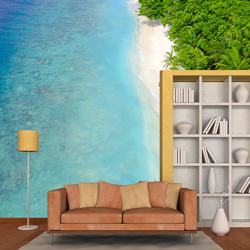 Photography Stain Resistant Wallpaper Tropical Scenery Living Room Wall Mural