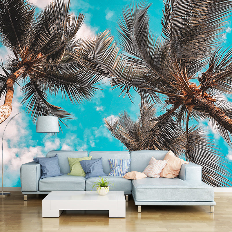 Environmental Wall Mural Wallpaper Tropical Landscape Sitting Room Wall Mural