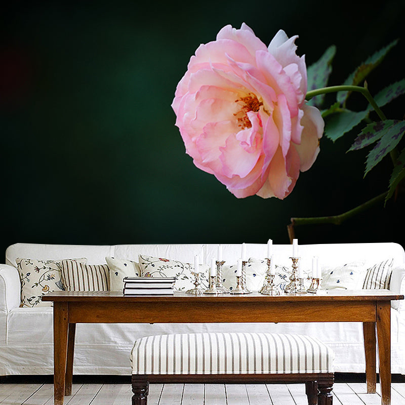 Photography Stain Resistant Mural Wallpaper Flowers Living Room Wall Mural