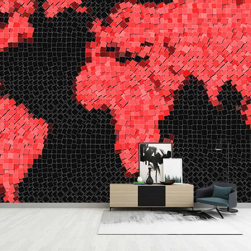 Modern Style Wall Mural Wallpaper Map Sitting Room Wall Mural
