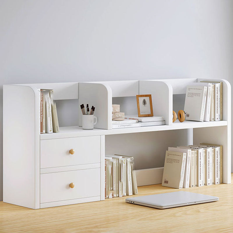 Modern Style Bookcase Open Back Horizontal Shelf Bookcase for Home Office