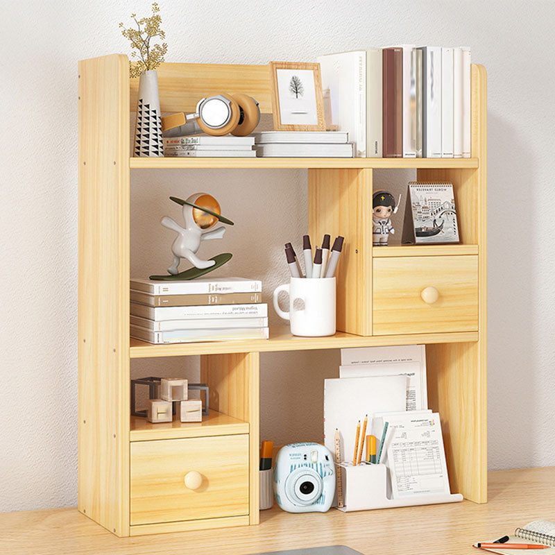 Modern Style Bookcase Open Back Horizontal Shelf Bookcase for Home Office