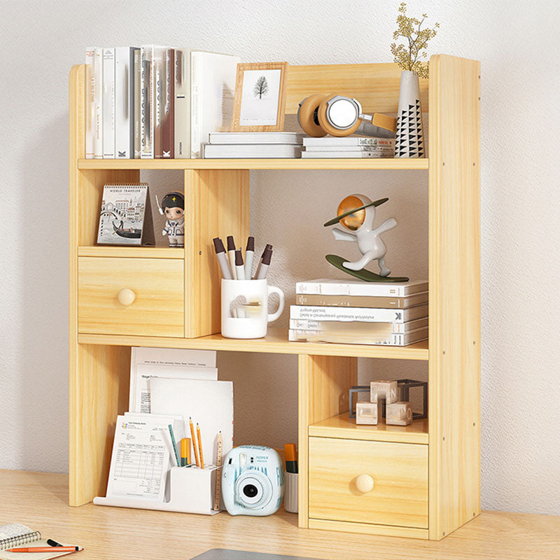 Modern Style Bookcase Open Back Horizontal Shelf Bookcase for Home Office