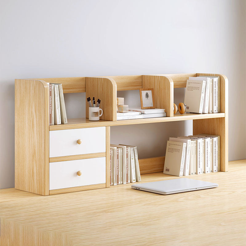 Modern Style Bookcase Open Back Horizontal Shelf Bookcase for Home Office