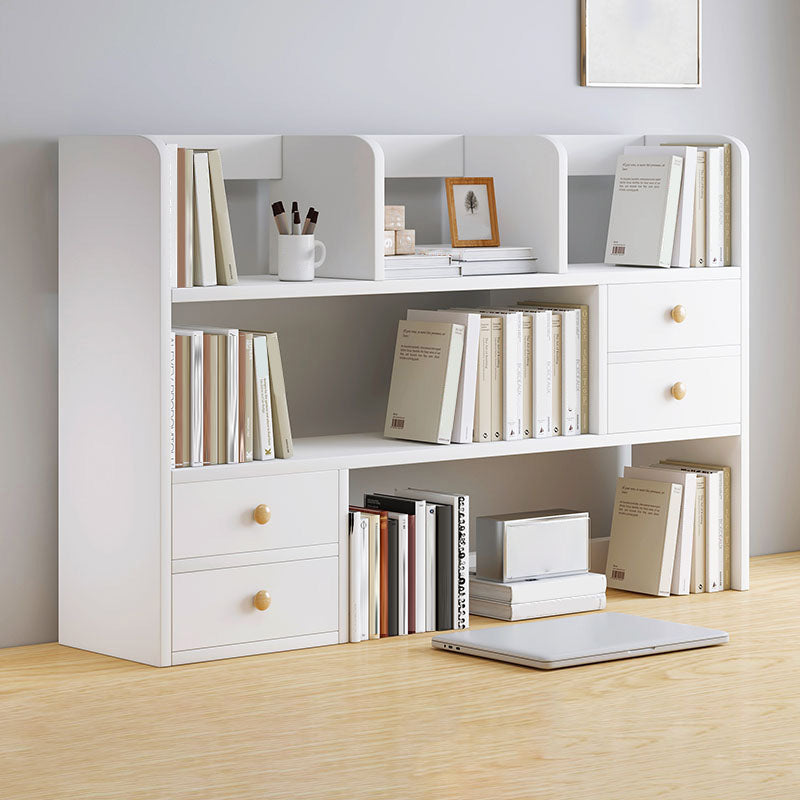 Modern Style Bookcase Open Back Horizontal Shelf Bookcase for Home Office