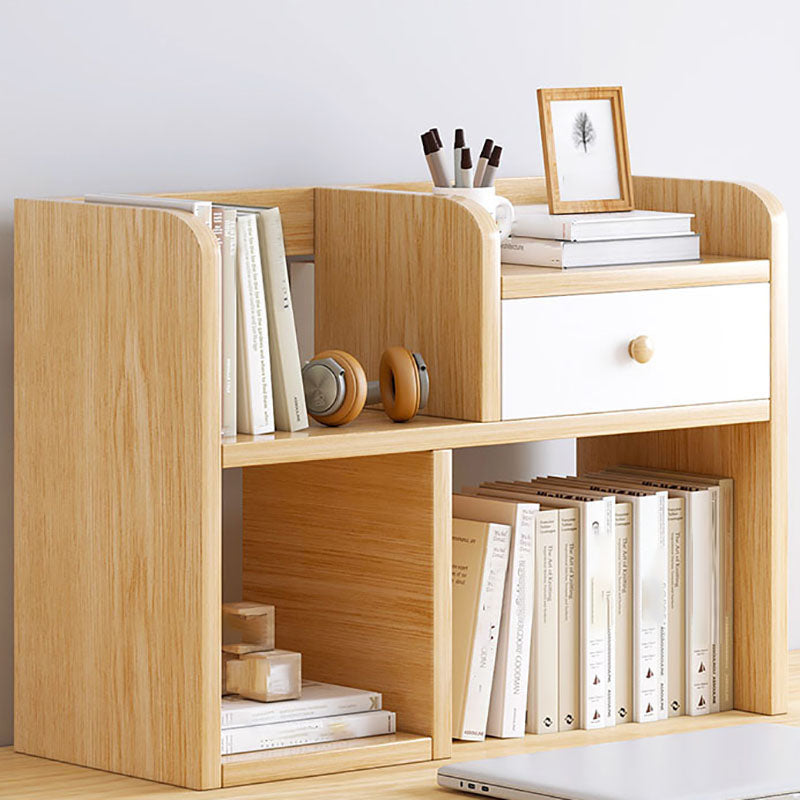 Modern Style Bookcase Open Back Horizontal Shelf Bookcase for Home Office