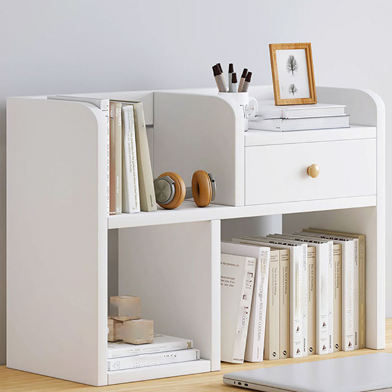 Modern Style Bookcase Open Back Horizontal Shelf Bookcase for Home Office