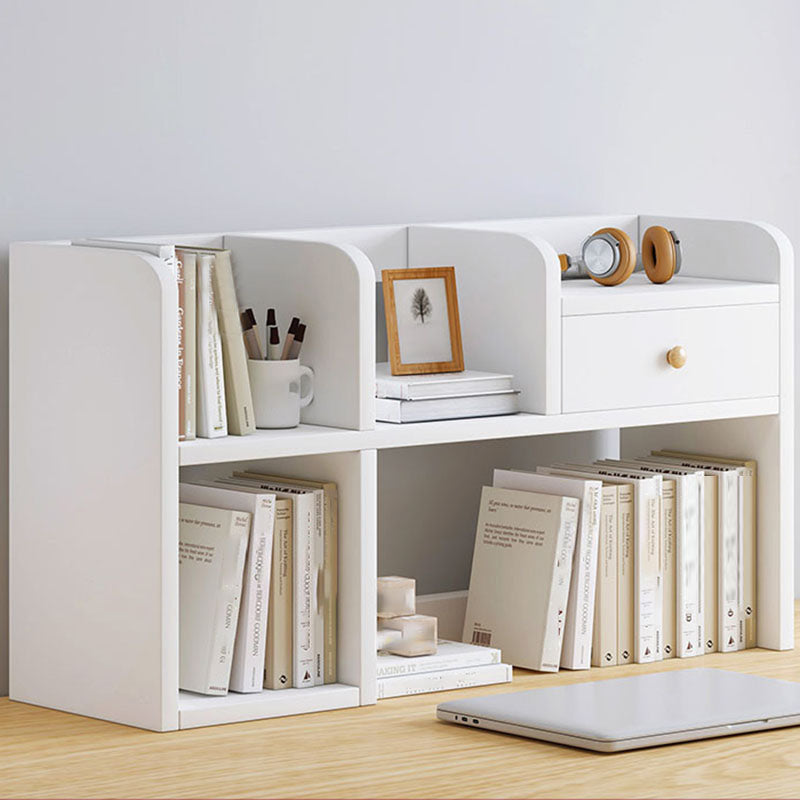 Modern Style Bookcase Open Back Horizontal Shelf Bookcase for Home Office