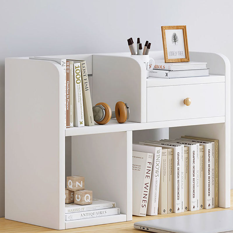 Modern Style Bookcase Open Back Horizontal Shelf Bookcase for Home Office