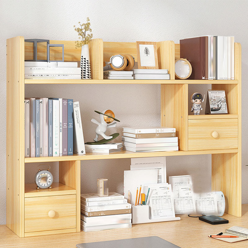 Modern Style Bookcase Open Back Horizontal Shelf Bookcase for Home Office