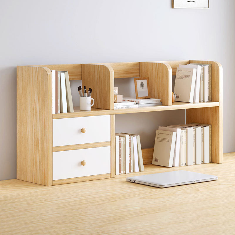 Modern Style Bookcase Open Back Horizontal Shelf Bookcase for Home Office