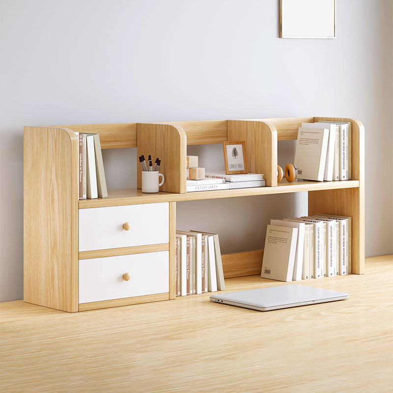 Modern Style Bookcase Open Back Horizontal Shelf Bookcase for Home Office