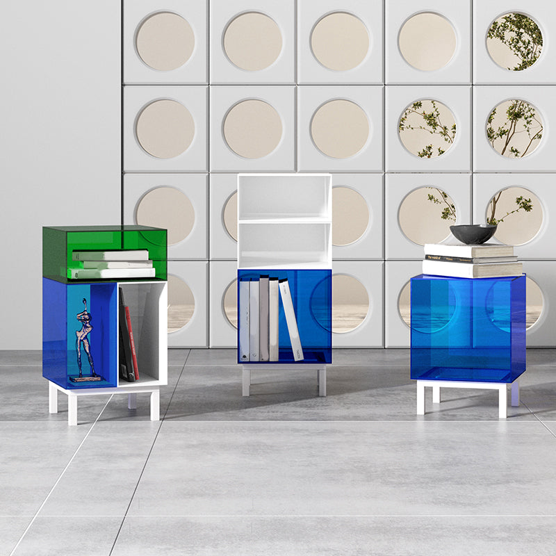 Libreria in stile contemporaneo di libreria chiusa in acrilico per home office