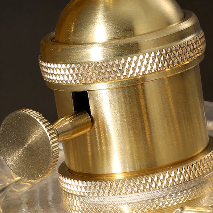 Shaded Aisle Semi Flush Mount Lighting Glass Minimalist Semi Flush Ceiling Light in Gold