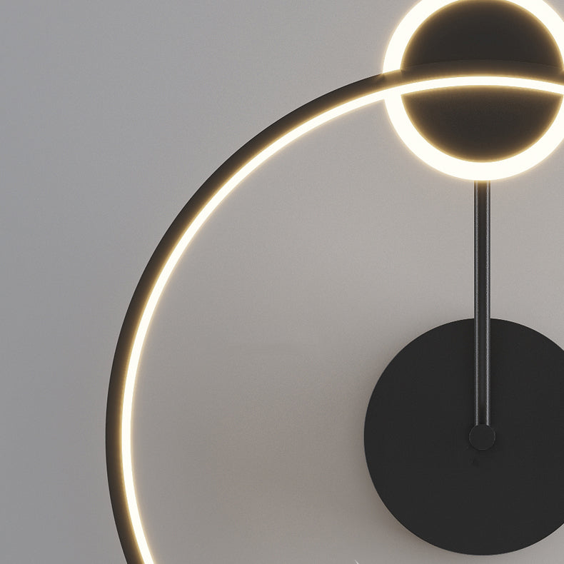 Luz de descarga de descarga circular contemporánea de metal 2 iluminación Flushmount Flushmount