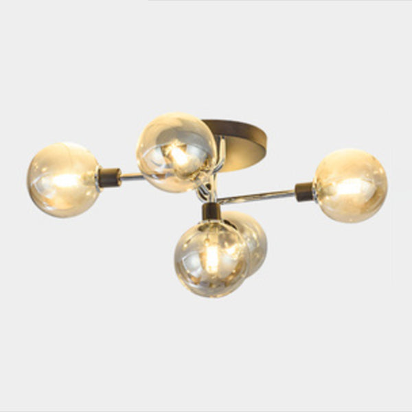 Luz de techo al ras del vidrio de forma redonda Lucina moderna de montaje de altura de luces múltiples