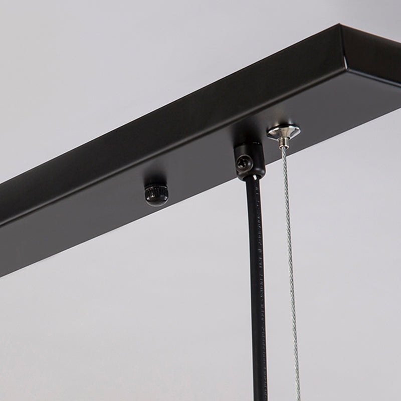 Modern metalen eiland verlichtingsarmaturen