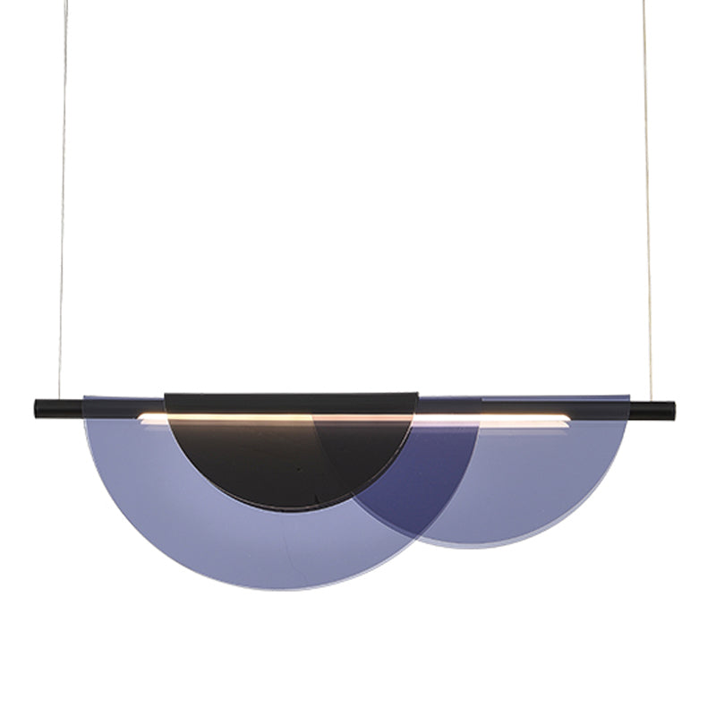 Moderner Stil Linearer Anhänger Licht Acryl 1 Licht Anhängerleuchte