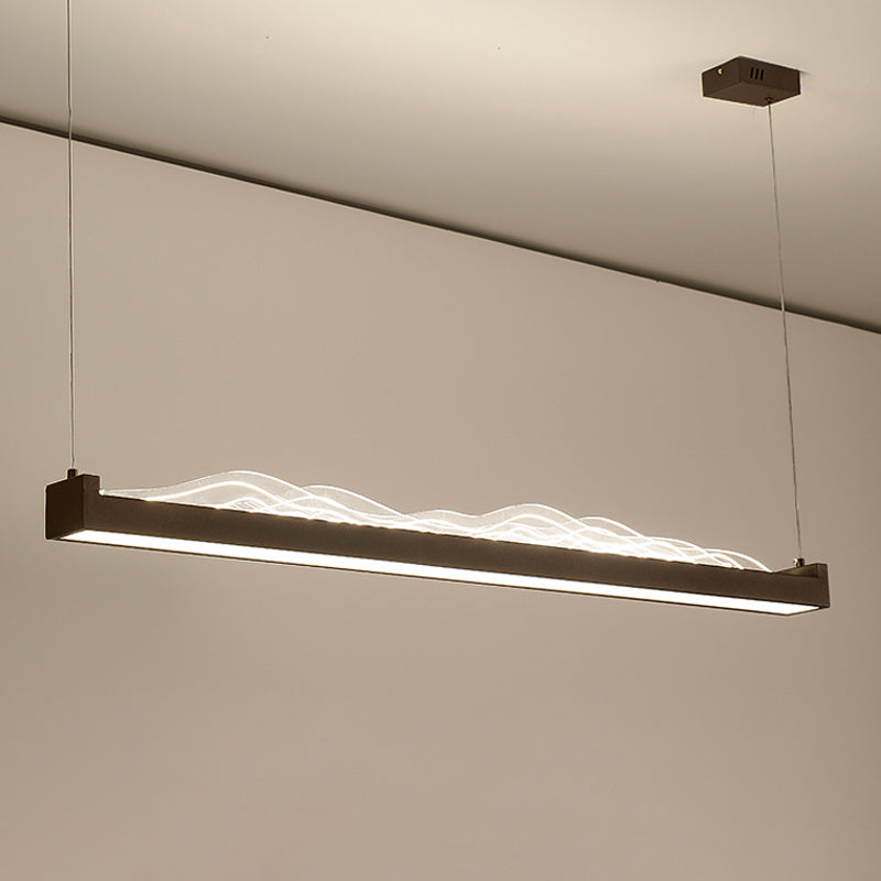 Luces colgantes colgantes geométricos de estilo moderno accesorios de iluminación de araña de metal