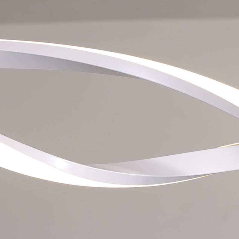 Modern Metal Island Light armatuur Lineair Restaurant Hanglamp met 2-head met acrylschaduw