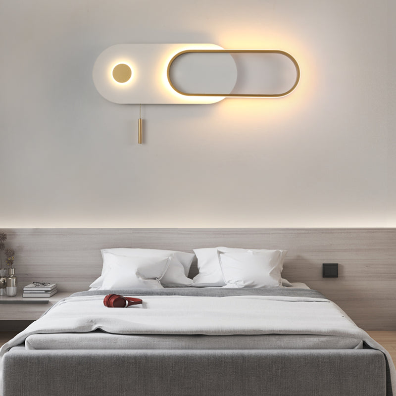 Geometry Shape Metal Wall Lights Modern Style 2 Light Wall Mount Lamps