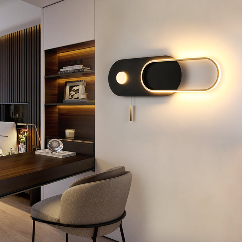 Geometry Shape Metal Wall Lights Modern Style 2 Light Wall Mount Lamps