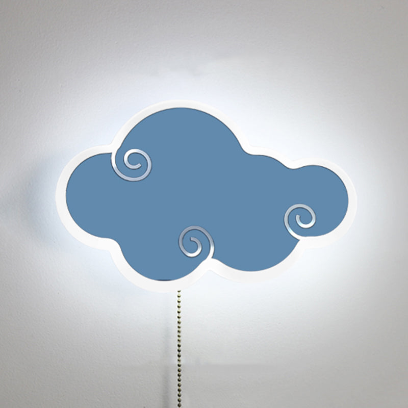 Cloud Wall Lighting Fixtures Modern Style Metal 1 Light Wall Lamps