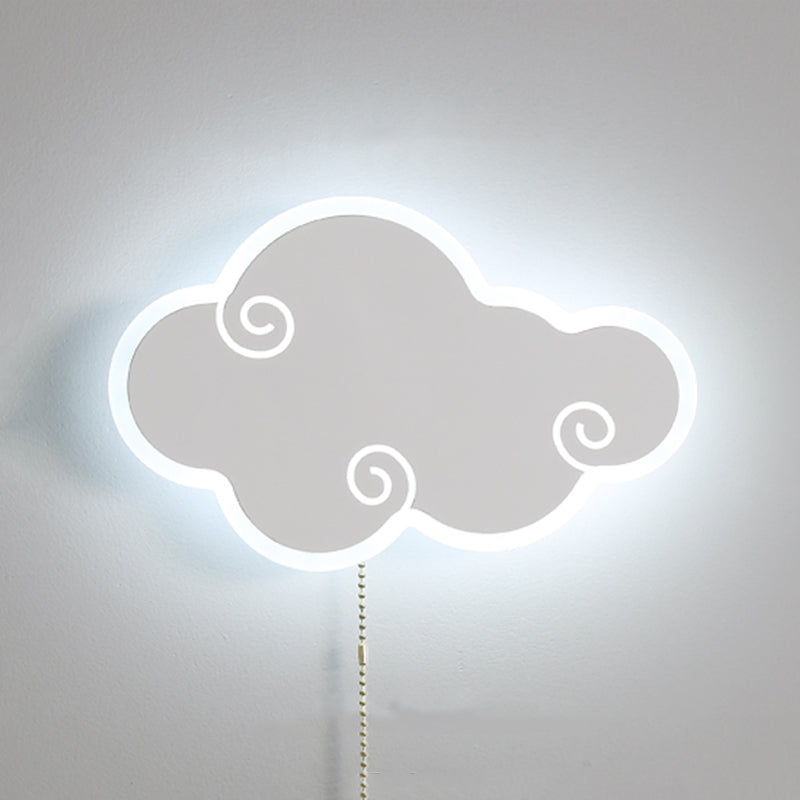 Cloud Wall Lighting Fixtures Modern Style Metal 1 Light Wall Lamps