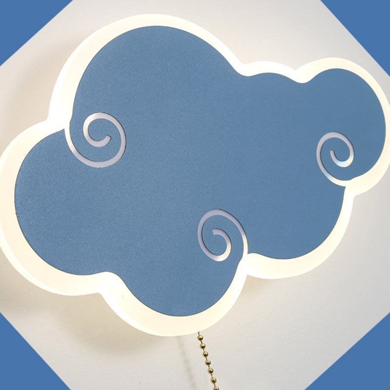 Accesorios de iluminación de la pared de la nube Metal de estilo moderno 1 Lámparas de pared de luz