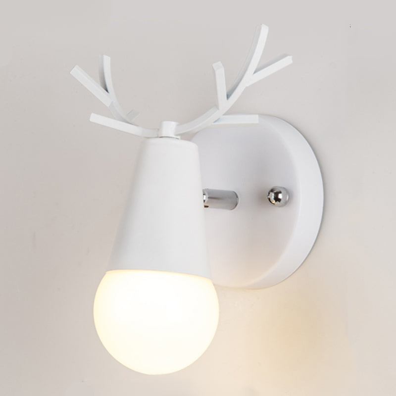 Accesorios de iluminación de pared geométrica de estilo de metal de estilo moderno 1 lámparas de pared de luz