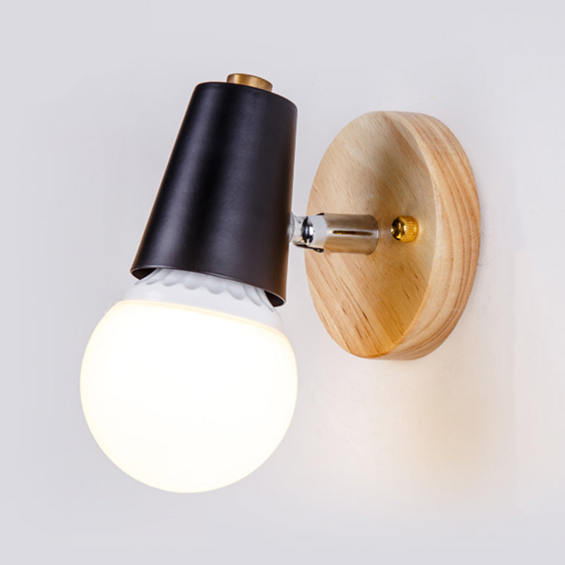 Geometric Wall Lighting Fixtures Modern Style Metal 1 Light Wall Lamps