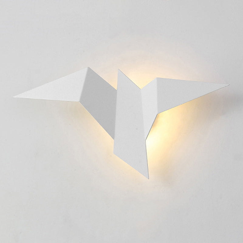 Modern Style Unique Shape Wall Sconce Metal 1 Light Sconce Lighting for Living Room