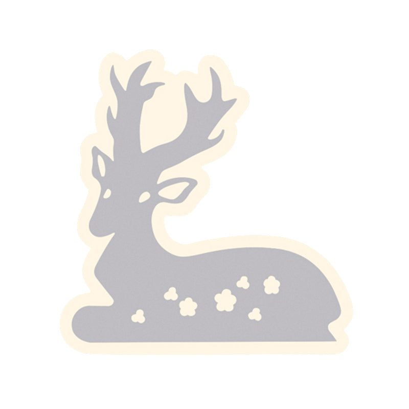 1-Light Wall Lighting Fixtures Modern Style Metal Wall Mounted Lights in White