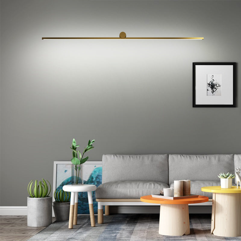 Forma lineal Luz de pared de metal Estilo moderno 1 Luz de luz de pared de luz