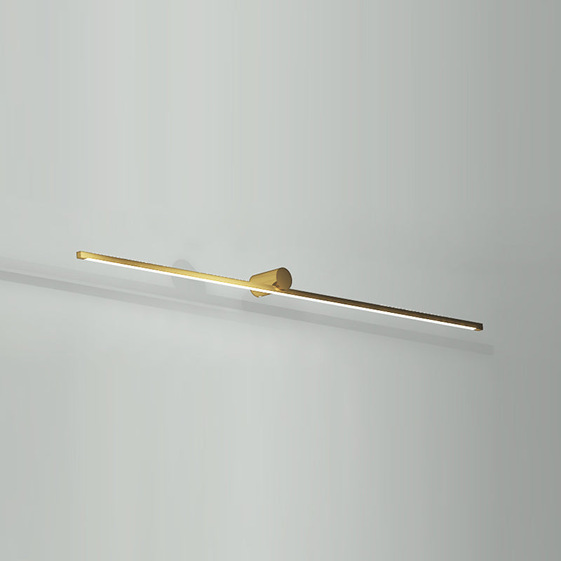 Linear Shape Metal Wall Light Modern Style 1 Light Wall Mounted Light Fixture