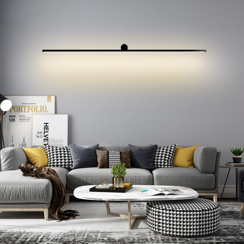 Forma lineal Luz de pared de metal Estilo moderno 1 Luz de luz de pared de luz