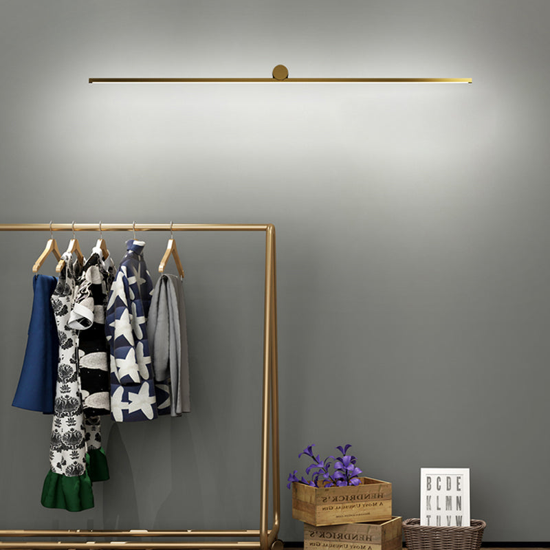 Forma lineal Luz de pared de metal Estilo moderno 1 Luz de luz de pared de luz
