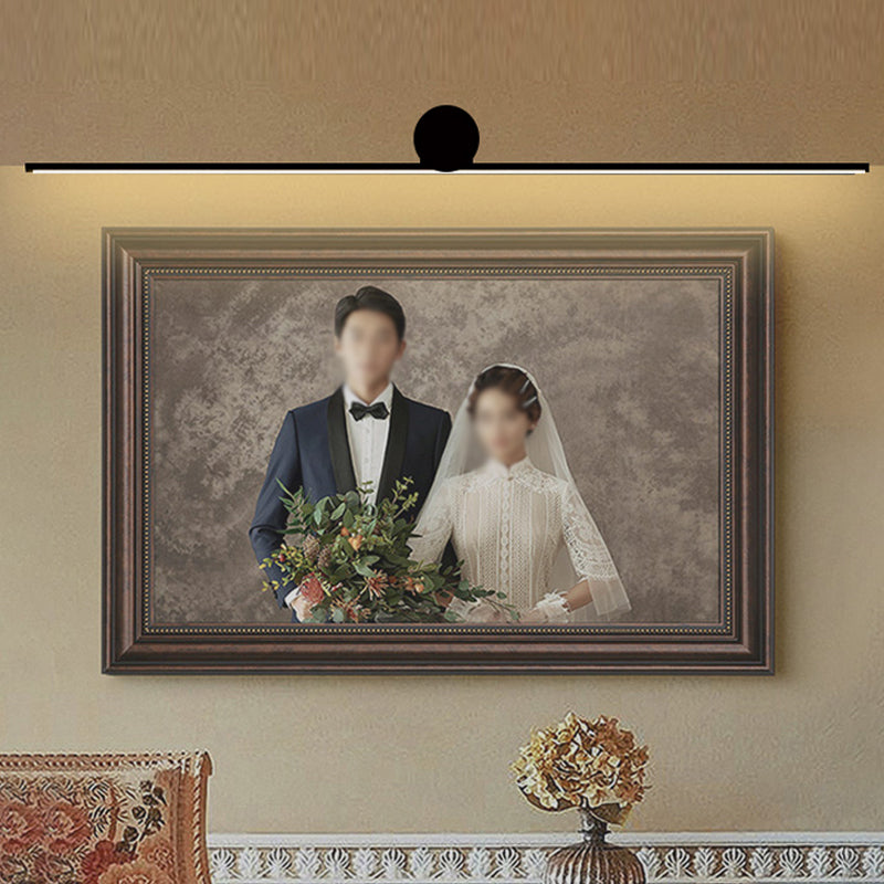 Forma lineal Luz de pared de metal Estilo moderno 1 Luz de luz de pared de luz