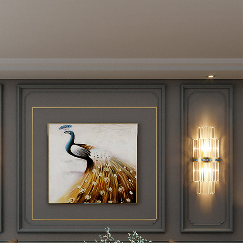 Contemporary Style Geometry Shape Wall Lights Crystal Wall Mount Lights