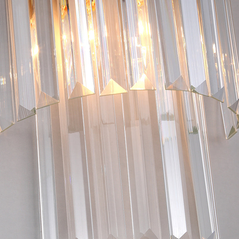 Contemporary Style Geometry Shape Wall Lights Crystal Wall Mount Lights