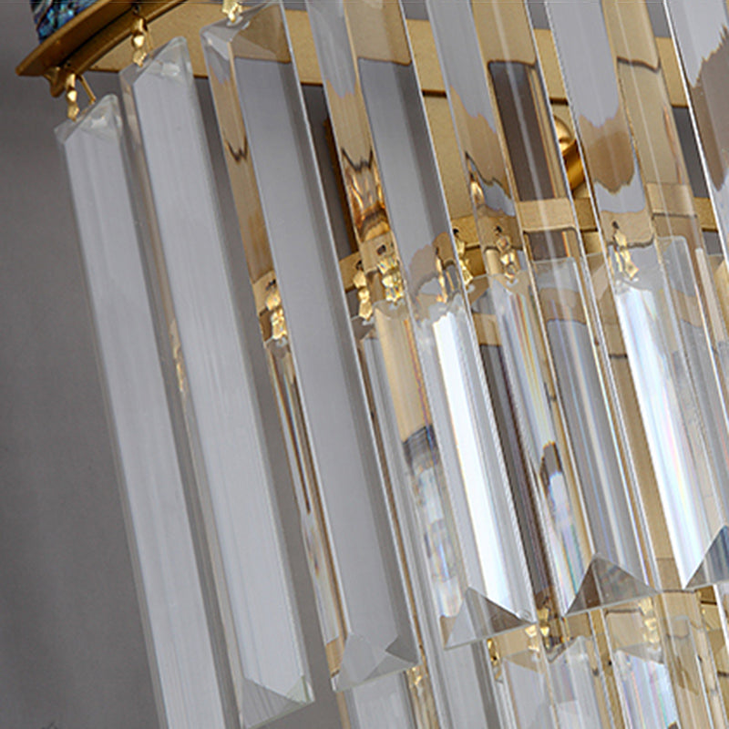 Contemporary Style Geometry Shape Wall Lights Crystal Wall Mount Lights
