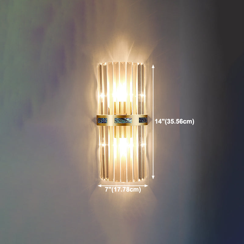 Contemporary Style Geometry Shape Wall Lights Crystal Wall Mount Lights