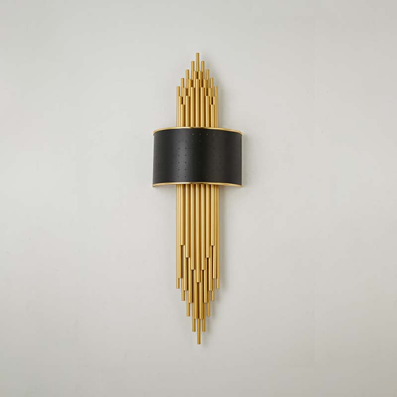 Iluminación de apliques de pared luz de metal de estilo moderno de estilo LED para dormitorio