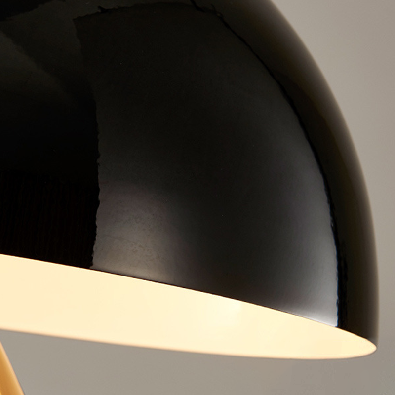 Metal Round Form Table Lampe moderne 1-Licht-Tischlampenleuchten