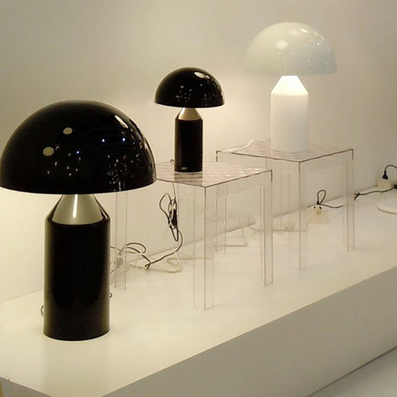 Metal Round Form Table Lampe moderne 1-Licht-Tischlampenleuchten
