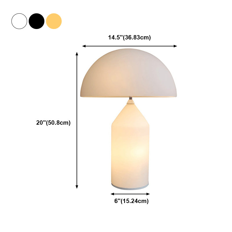 Metal Round Form Table Lampe moderne 1-Licht-Tischlampenleuchten